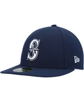 Men's New Era Navy Seattle Mariners Oceanside Low Profile 59FIFTY Fitted Hat