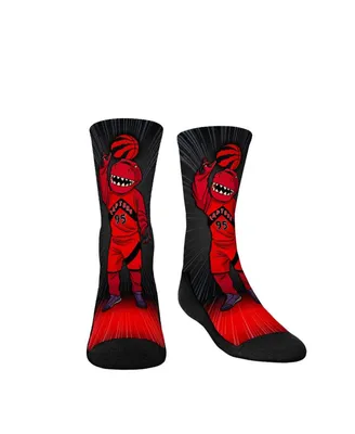 Youth Boys and Girls Rock 'Em Socks Toronto Raptors Mascot Pump Up Crew Socks