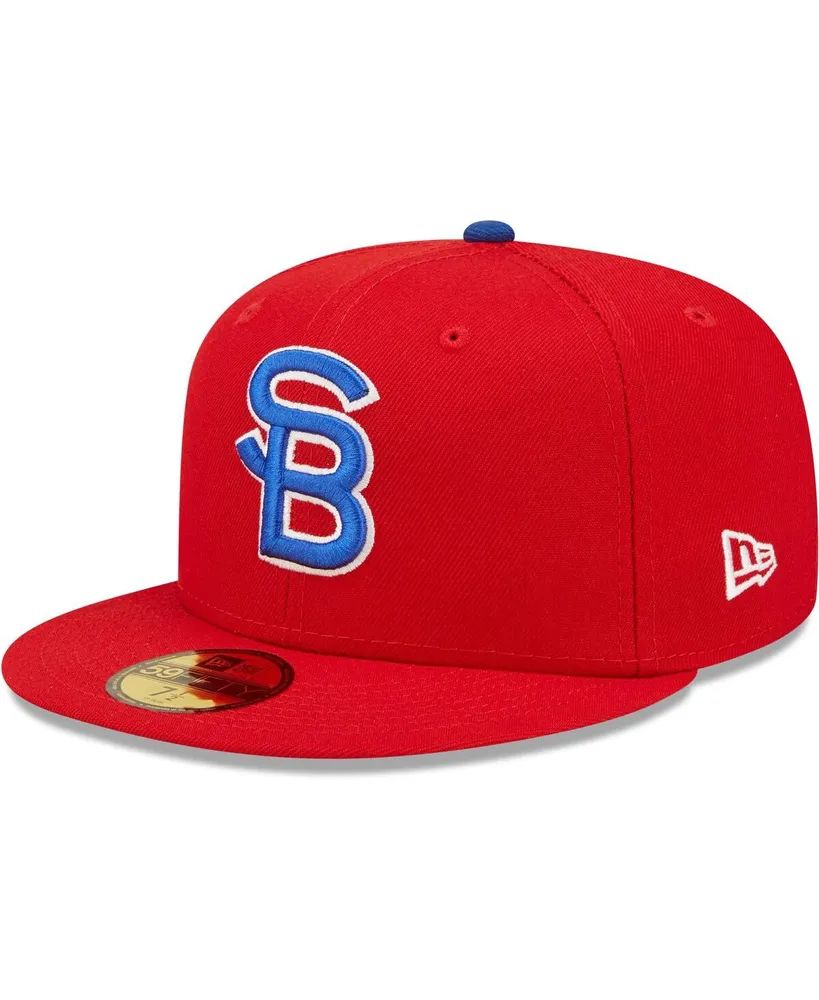 New Era Royal/Red Chicago Cubs Team Split 9FIFTY Snapback Hat