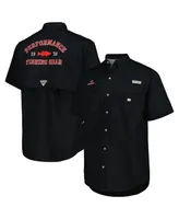 Men's Columbia Black Georgia Bulldogs Bonehead Button-Up Shirt