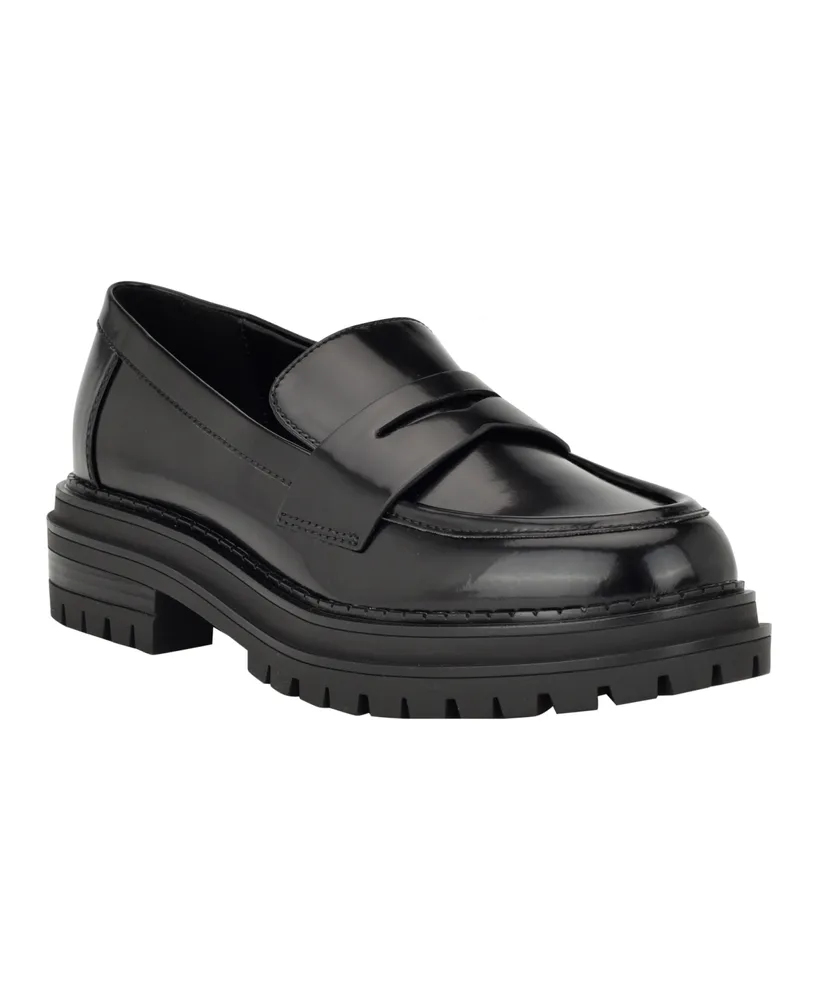 Calvin Klein Women's Grant Lug Sole Penny Loafers