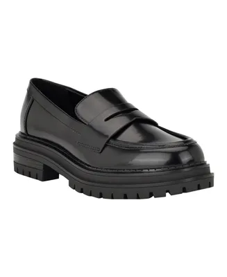 Calvin Klein Women's Grant Lug Sole Penny Loafers