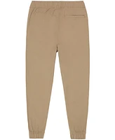 Nautica Big Boys Uniform Husky Evan Tapered-Fit Stretch Joggers with Reinforced Knees