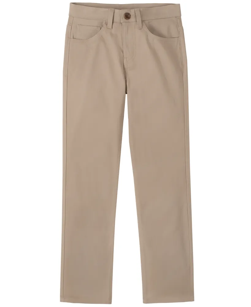 Big Boys Uniform 5 Pocket Stretch Twill Pant with Reinforced Knees