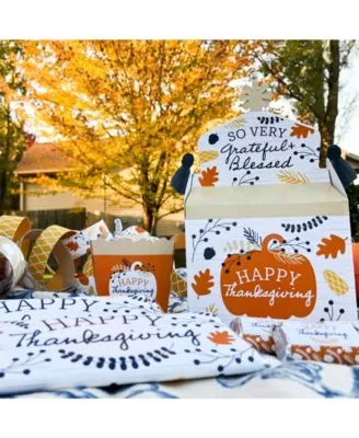 Big Dot Of Happiness Happy Thanksgiving Fall Harvest Party Supplies Decorations