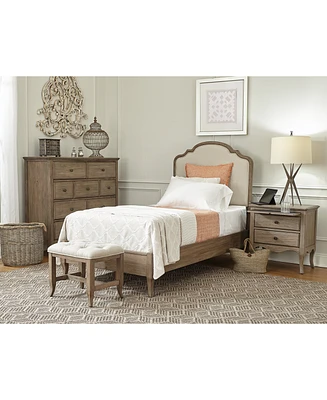 Provence Upholstered Twin Bed 3-Pc. Set (Bed