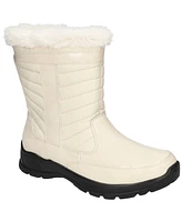 Easy Street Women's Frazer Slip Resistant and Waterproof Side Zip Boots