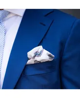 Elizabetta Men's Lugano - Large Silk Pocket Square for Men