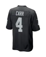 Nike Derek Carr Las Vegas Raiders Game Jersey, Big Boys (8-20)