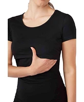 Modern Eternity Maternity Nia Short Sleeves Round Neck Nursing Top