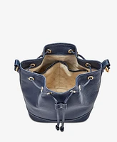 GiGi New York Cassie Leather Bucket Bag