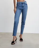 Mango Women's Mom Comfort High-Rise Jeans