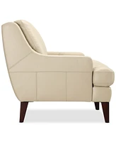 Collyn 34" Modern Leather Chair, Created for Macy's