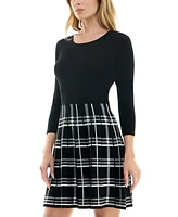 Bcx Juniors' Double-Knit Sweater Dress