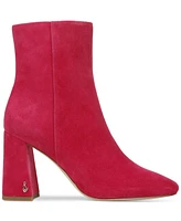 Sam Edelman Women's Codie Square-Toe Flared-Heel Booties