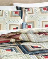 Charter Club Log Cabin Artisan Cotton Quilts Created For Macys