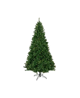 7.5' Pre-Lit Manchester Pine Instant Connect Artificial Christmas Tree with Dual Led Lights