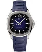 Mido Men's Swiss Automatic Multifort Rubber Strap Watch 41mm