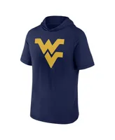 Men's Fanatics Navy West Virginia Mountaineers Primary Logo Hoodie T-shirt