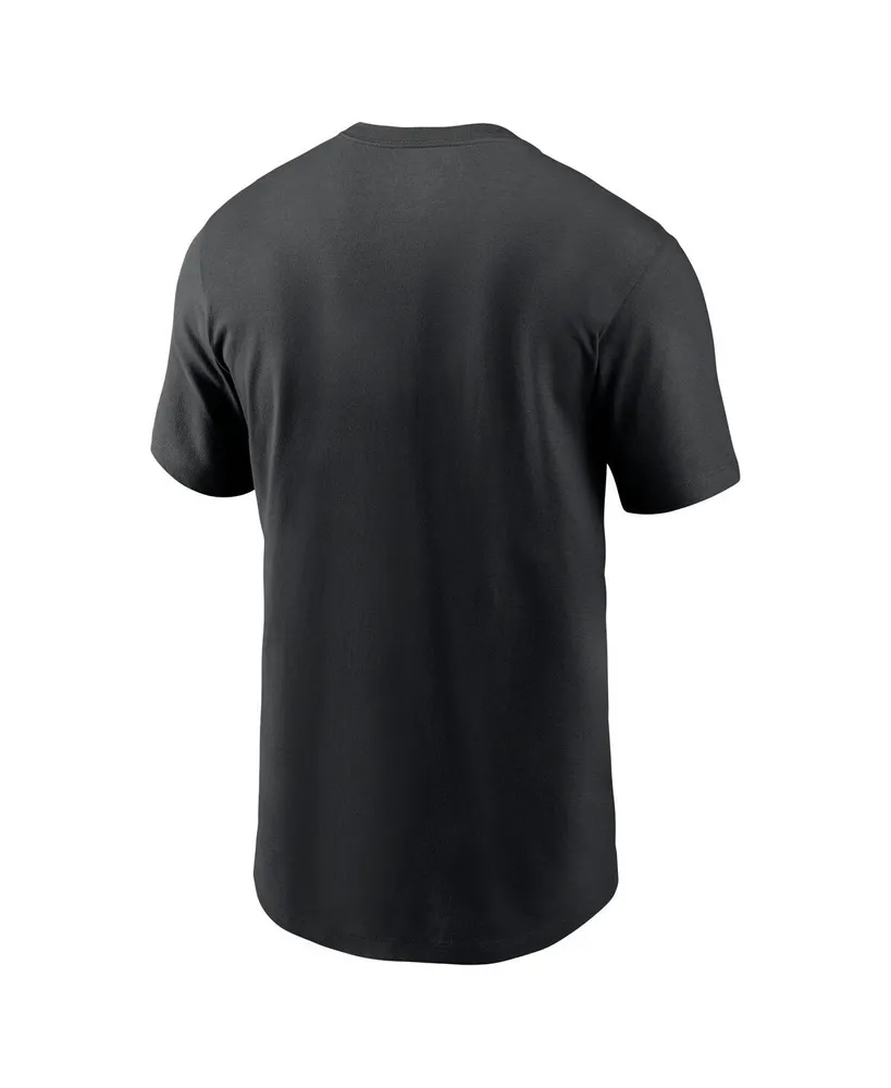 Men's Nike Black Las Vegas Raiders Lockup Essential T-shirt