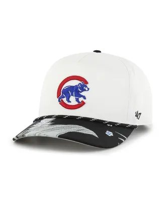 Men's '47 Brand White Chicago Cubs Dark Tropic Hitch Snapback Hat