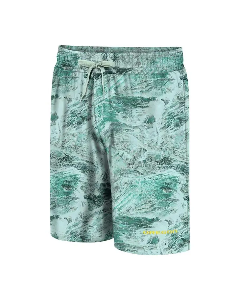 Men's Colosseum Green Oregon Ducks Realtree Aspect Ohana Swim Shorts