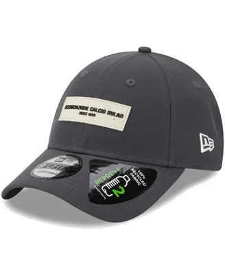 Men's New Era Gray Ac Milan 9FORTY Adjustable Hat