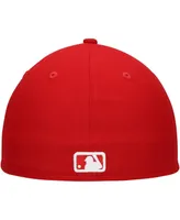 Men's New Era Scarlet Toronto Blue Jays Low Profile 59FIFTY Fitted Hat