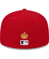 Men's New Era Red St. Louis Cardinals 2023 Mlb World Tour: London Series Flag Fill 59FIFTY Fitted Hat