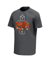 Big Boys Charcoal Buffalo Bandits 2023 Nll Cup Champions T-shirt