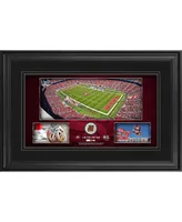 San Francisco 49ers Framed 10" x 18" Stadium Panoramic Collage with Game-Used Football - Limited Edition of 500