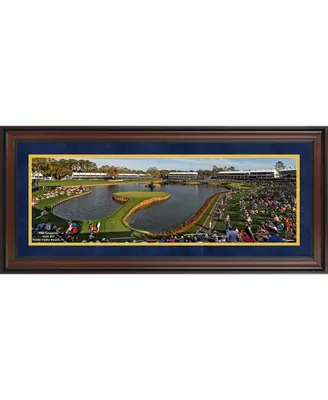 The Players Hole #17 Framed 13.5" x 39" Pga Tour Panoramic Photograph