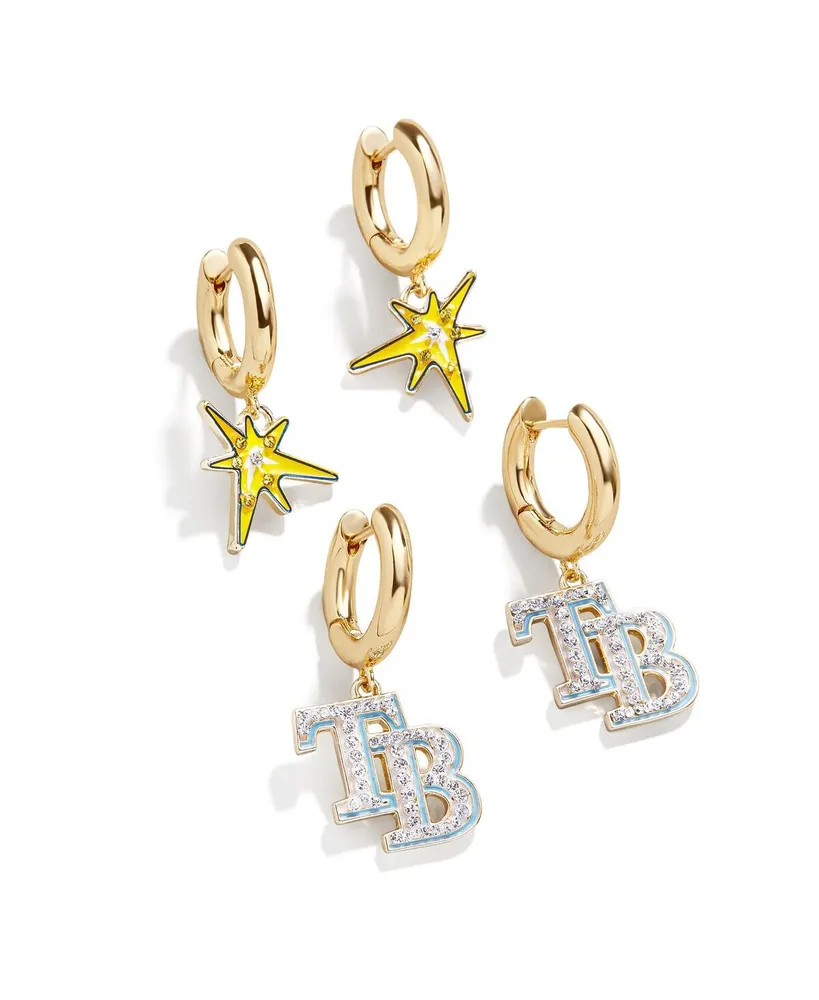 Women's Baublebar Gold-Tone Tampa Bay Rays Team Earrings Set - Gold