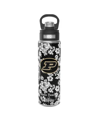 Vera Bradley x Tervis Tumbler Purdue Boilermakers 24 Oz Wide Mouth Bottle with Deluxe Lid