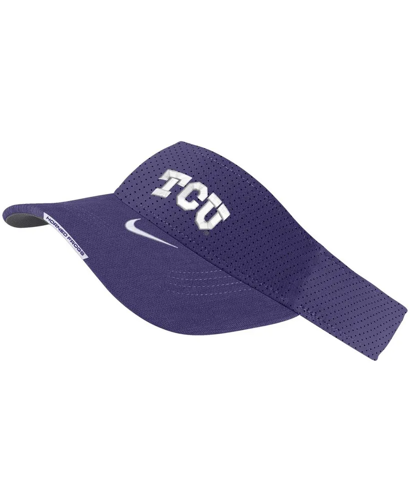 Men's Nike Purple Tcu Horned Frogs 2023 Sideline Performance Adjustable Visor