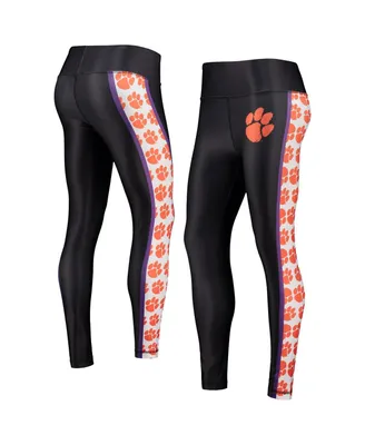 Women's Concepts Sport Black Clemson Tigers Dormer Knit Leggings