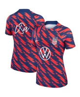 Women's Nike Navy Uswnt 2023 Strike Drill Pre-Match Top