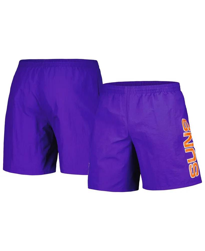 Men's Mitchell & Ness Purple Phoenix Suns Hardwood Classics 1992-2000 Throwback Logo Heritage Shorts