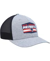 Men's '47 Brand Heathered Gray, Navy New England Patriots Motivator Flex Hat