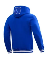 Men's Pro Standard Royal Duke Blue Devils Classic Stacked Logo Pullover Hoodie