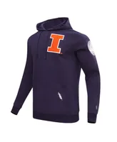 Men's Pro Standard Navy Illinois Fighting Illini Classic Pullover Hoodie