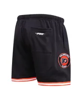 Men's Pro Standard Black Philadelphia Flyers Classic Mesh Shorts