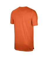 Men's Nike Orange Oklahoma State Cowboys Sideline Coaches Performance Top