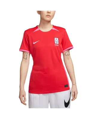 Women's Nike Red South Korea National Team 2023/24 Home Stadium Replica Jersey