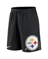 Men's Nike Black Pittsburgh Steelers Stretch Performance Shorts