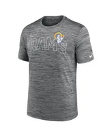 Men's Nike Anthracite Los Angeles Rams Velocity Arch Performance T-shirt