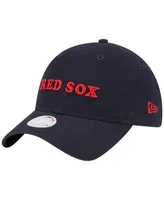 Women's New Era Navy Boston Red Sox Shoutout 9TWENTY Adjustable Hat