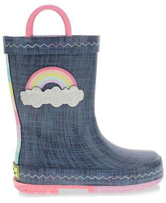 Western Chief Big Girls Jean Patch Rain Boot