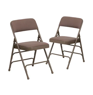 Emma+Oliver Pack Home & Office Portable Party Events Padded Metal Folding Chair