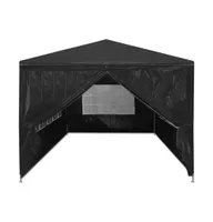 vidaXL Party Tent 9.8'x19.7' Anthracite